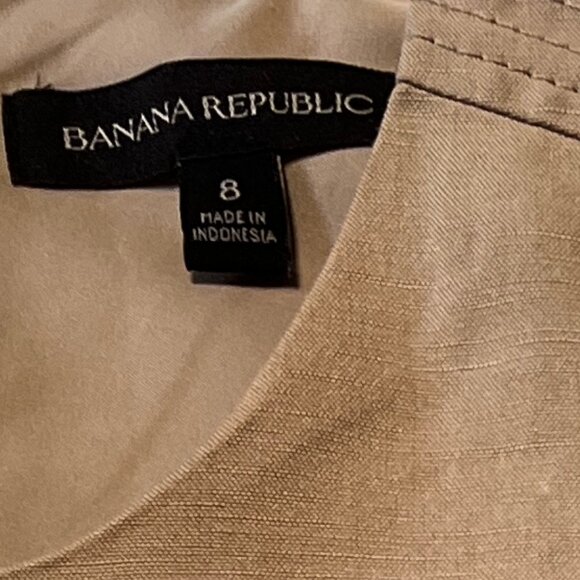 BANANA REPUBLIC LINEN BLEND DRESS SIZE 8 - Picture 7 of 7